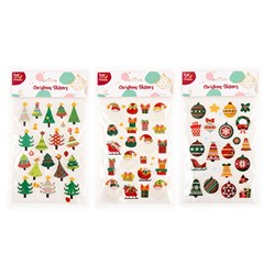 Stickers Xmas 3D Asst Designs