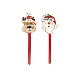 Decoration Garden Stake Xmas 70cm 2 Asst
