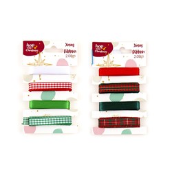 Gift Ribbon Xmas Glitter 2.8m Asst Designs