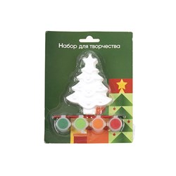 Plaster Xmas Paint Your Own Tree 17.5x13.5cm