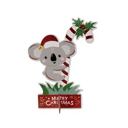 Decoration Sign Standing Paper EVA w Glitter 34.5x46cm