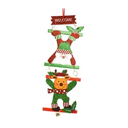 Decoration Xmas Hanging Sign 15.5x45cm