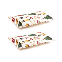 Gift Box Pillow Xmas 4pk 35x55cm
