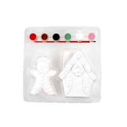 Terracotta Paint Your Own Xmas 2pk 20x20x6cm