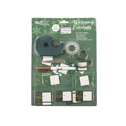 Tape Xmas Set Scissor Labels & Dispenser