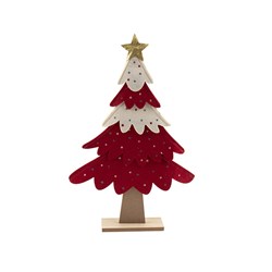 Decoration Xmas Table Tree MDF 28x42cm