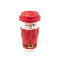 Cup Novelty Xmas w Lid 2 Asst Coffee