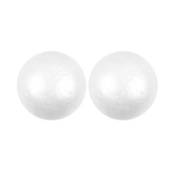 Decoration Xmas Foam Cone DIY Ball 2pk 9.5cm