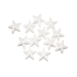 Decoration Xmas Foam Cone DIY Star 12pk 6.5cm