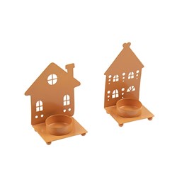 Decoration Xmas Table Tealight Holder 2 Asst