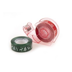 Tape Xmas w Dispenser Asst