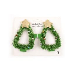 Glasses Novelty Xmas Tree Tinsel w Star