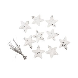 Decoration Xmas Foam Cone DIY Star 9pk 5.5cm