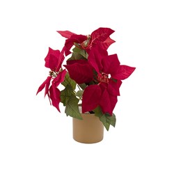 Decoration Xmas Table Flower Pot w PP Pebbles 10x30cm