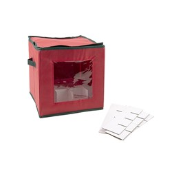 Decoration Xmas Ornaments Bauble w Storage Bag 30x30cm