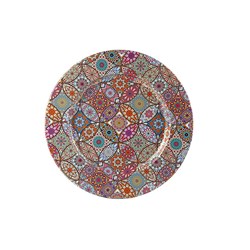 Printed Xmas Metal Plate Dia33cm