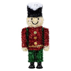 Decoration Xmas Table Tinsel 3D Jumbo Nutcracker
