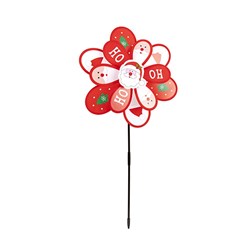 Decoration Garden Stake Xmas Spinner Windmill 37x73cm