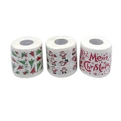 Xmas Novelty Toilet Paper 3 Asst Designs