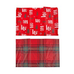 Tablecloth Xmas 274cm PEVA 30gsm 137x274cm 2 Asst