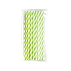 Grumble Xmas Straws w Cleaning Brush 25cm