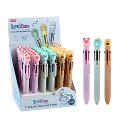 Lazy Star Pen Ballpoint Retractable Multi Colour
