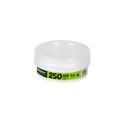Container Screw Stack Plastic Storage Jar Clear 250ml
