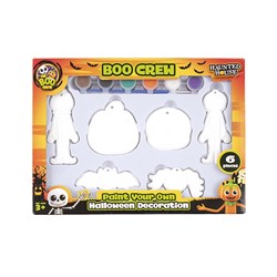 Boo Crew DIY Colour Plaster 6pk w Paint & Brush