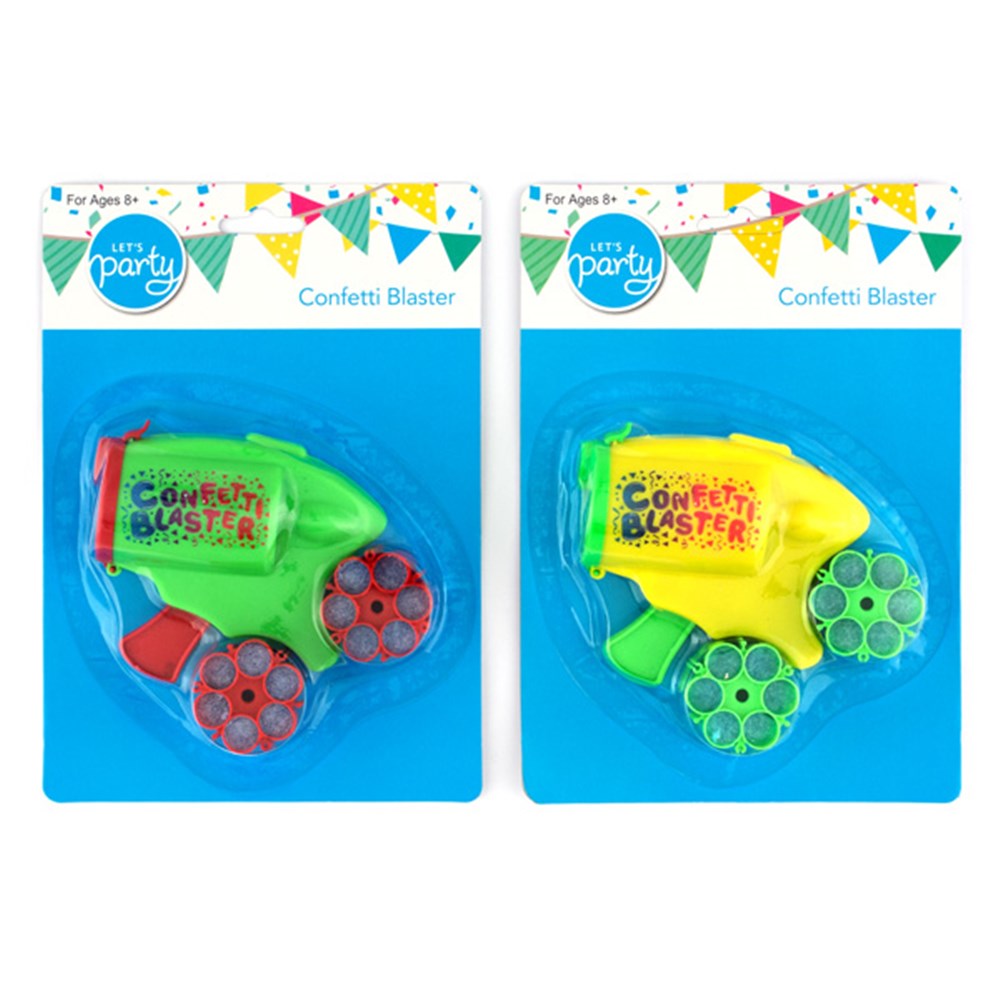 30072733 Confetti Blaster Plastic Gun w 2 Refills Dats