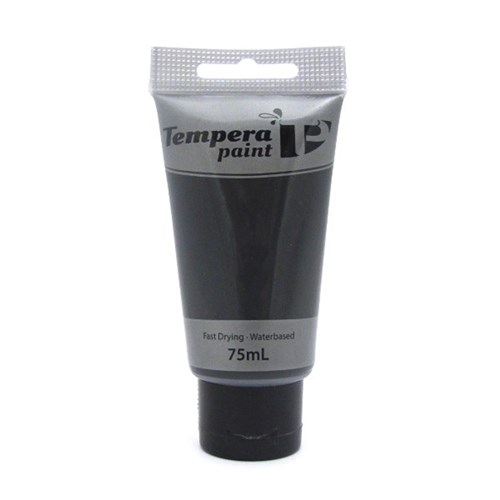 53882 Paint Tube 75ml Tempera Black Dats