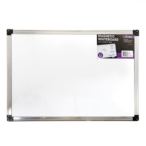58697 Whiteboard Aluminium Frame 900x600mm Dats