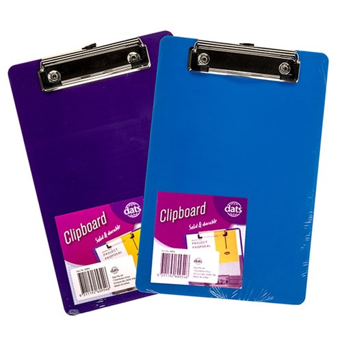 60954 - Clipboard Hard Plastic A4 - Dats