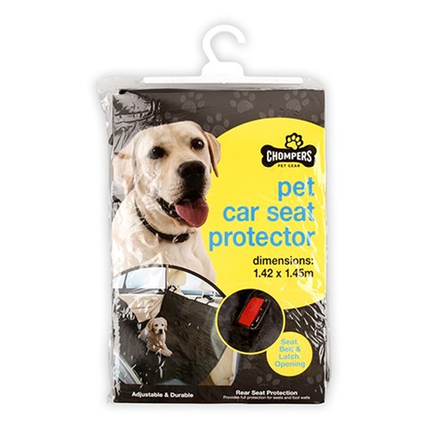 Pet Car Seat Protector w Seat Belt Holes 142x145cm