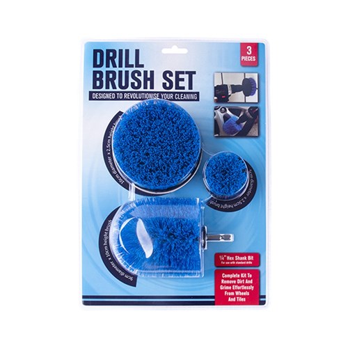 65641 Cleaning Drill Brush 3Pc Set Dats