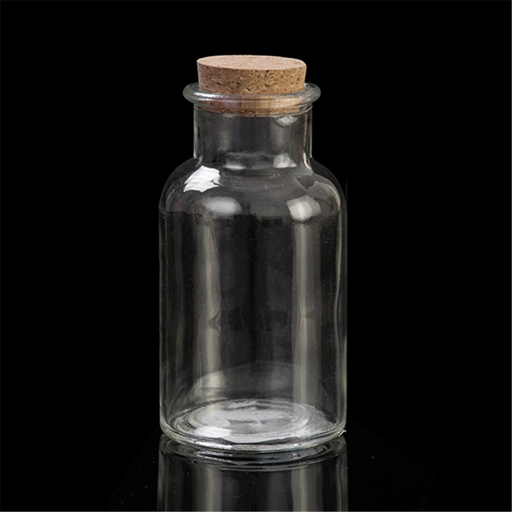 57781 Glass Jar w Cork Stopper 550ml 8x8x17.5cm Dats