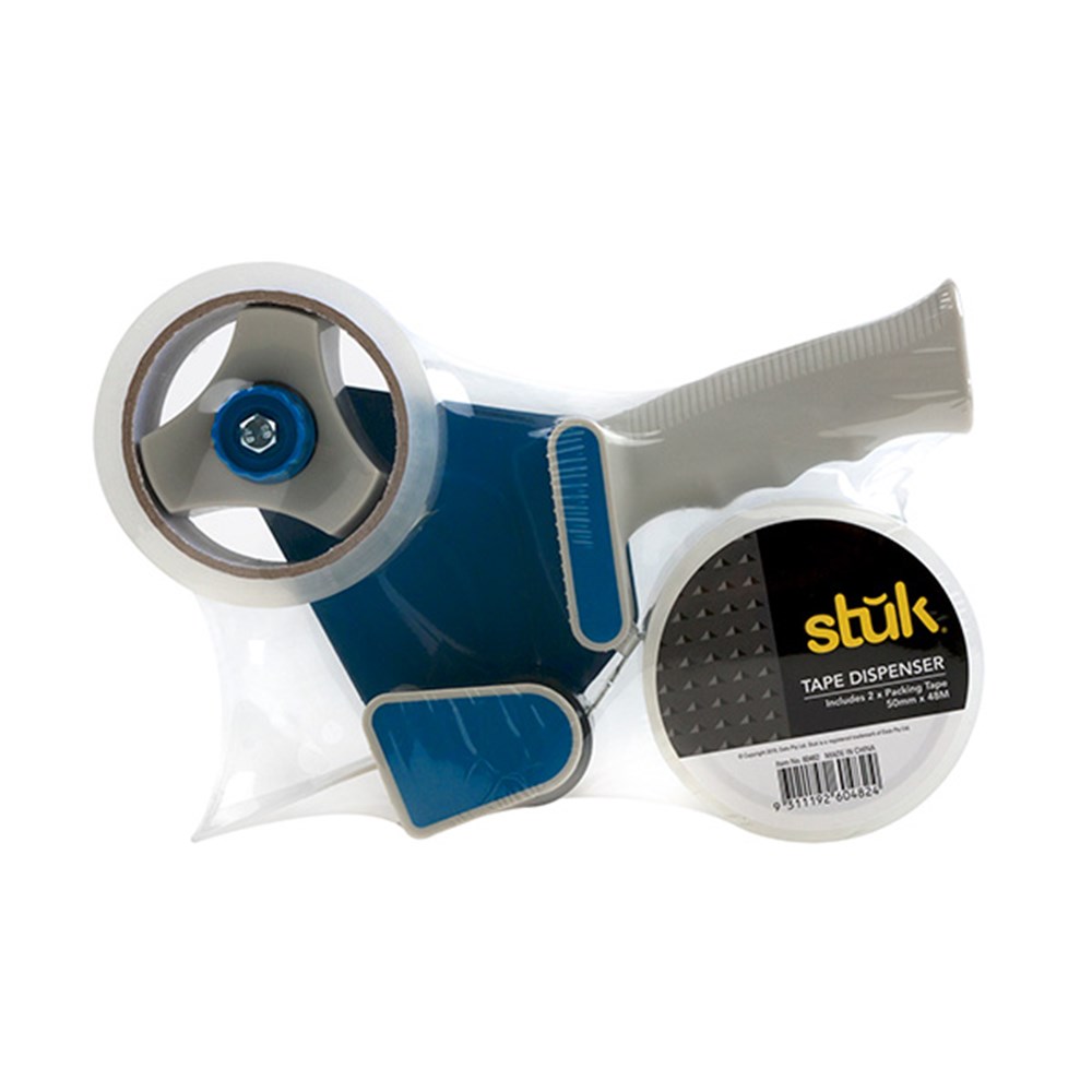 60482 Tape Gun with 2 x 48mm x 50m Clear Tape Dats