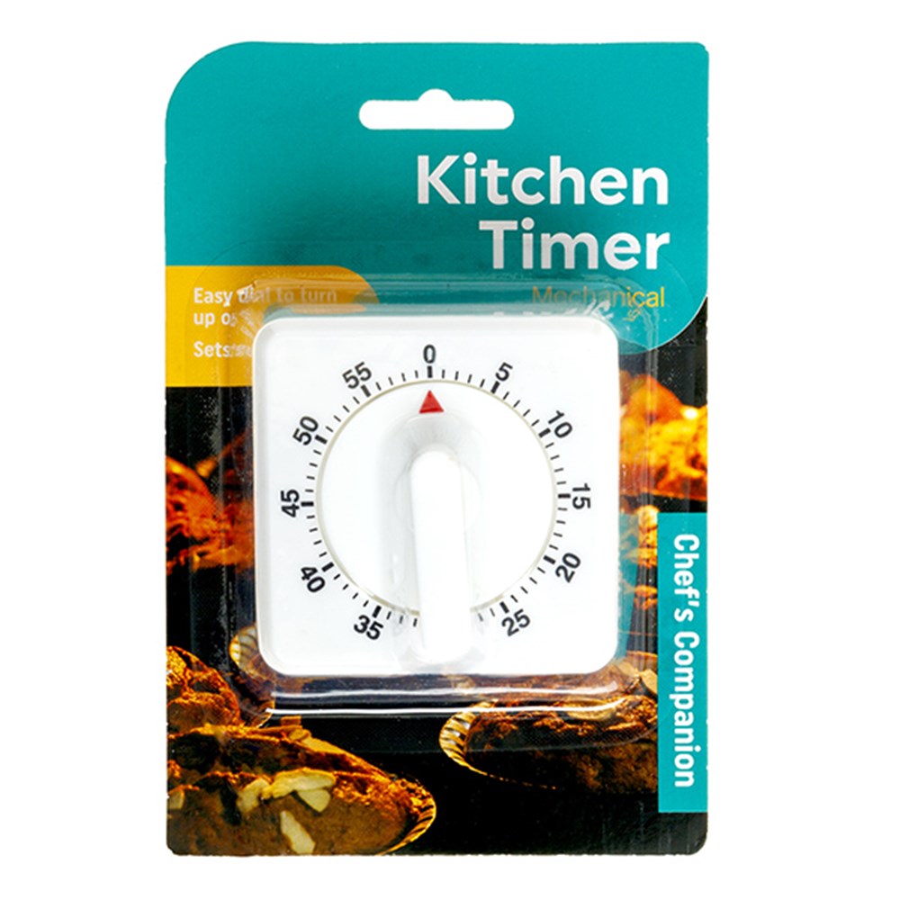 63236 Kitchen Timer White Mechanical 69x69x51mm Dats