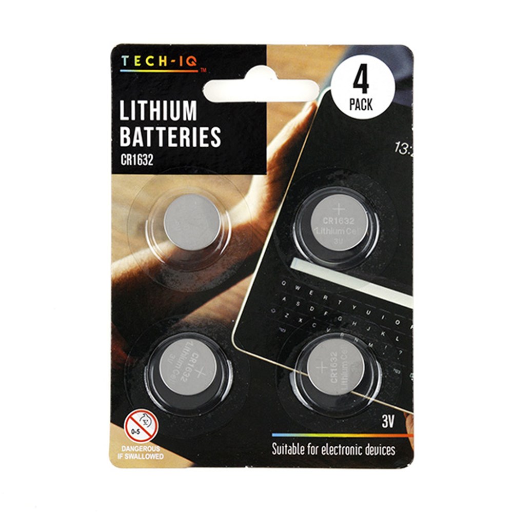 63349 Batteries 3V Lithium 4pk CR1632 Dats