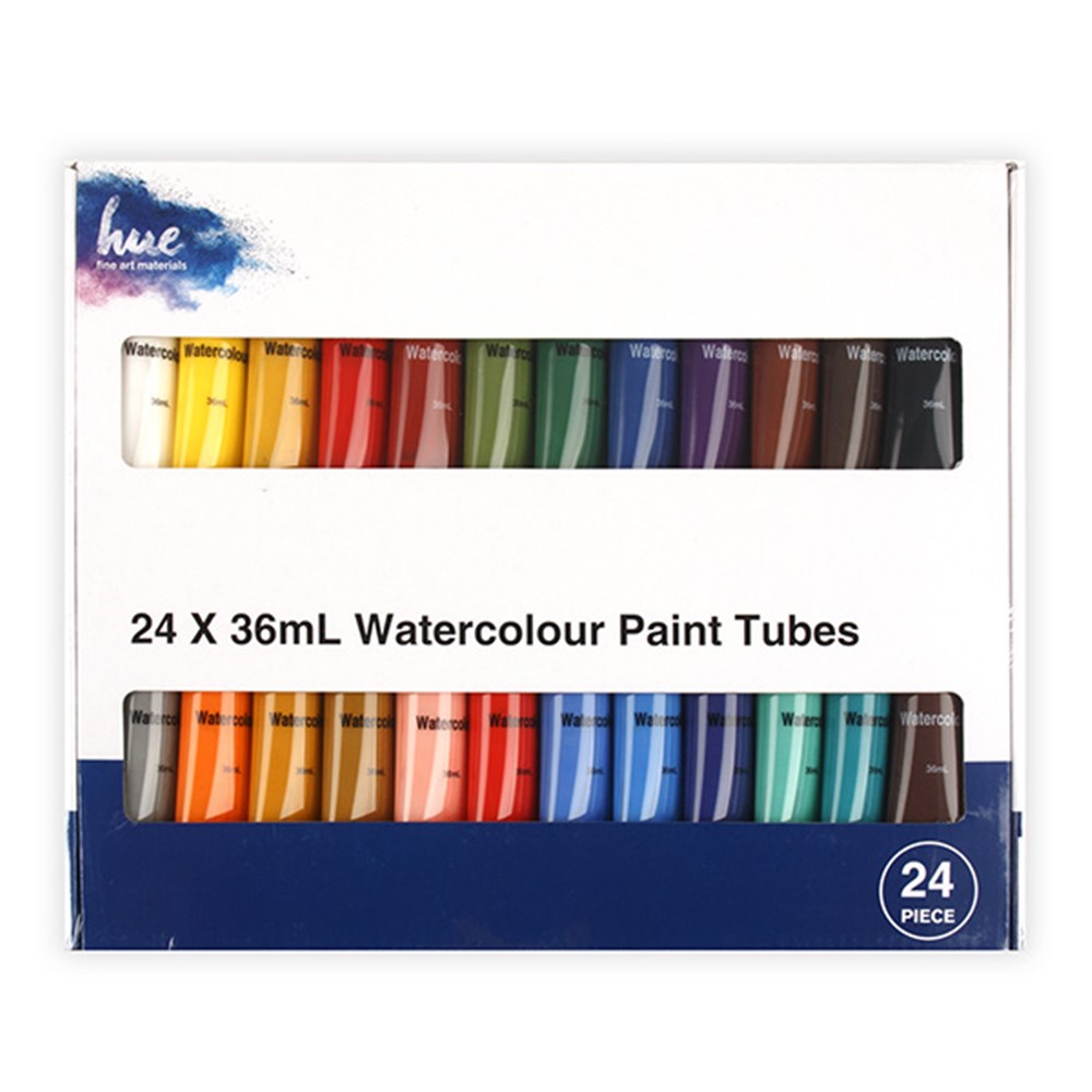 65434 Watercolour Paint Tubes Pk24 36ml Dats