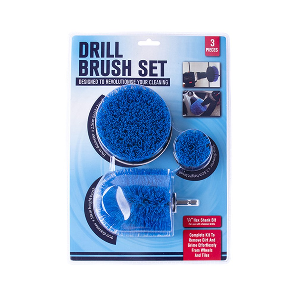 65641 Cleaning Drill Brush 3Pc Set Dats